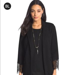 CHICO’S Black Label Blazer Size 0 Women